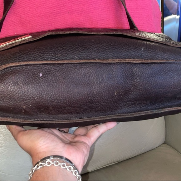 Auth Dussault, KISS-Gene Simmons UNISEX Leather Limited.Ed,Vintage Messenger Bag - Picture 5 of 11